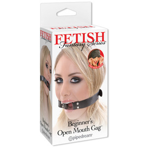 Fetish Fantasy Series Adjustable Beginner''s Open Mouth Gag Black