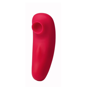 Remi 15-Function Rechargeable Remote Control Suction Panty Vibe - Red