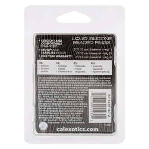 Alpha Liquid Silicone Beaded Rings