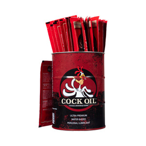 Cock Oil Branded Collector''s Edition Drum with 25 Foil Packets