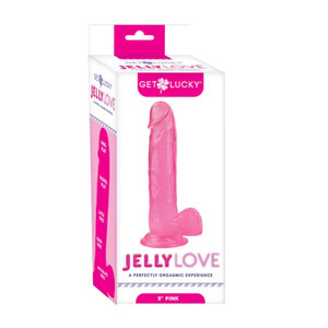 Jelly Love 9" Dildo - Pink