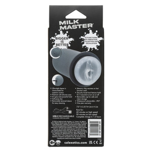 Milk Master Grip-N-Stroke Pussy - Grey