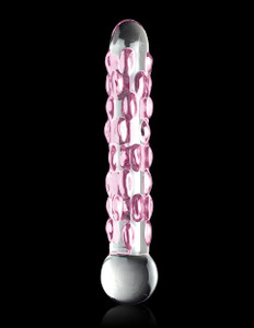 Icicles No. 7 - Clear / Pink