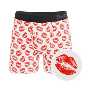 Shinesty The Pucker Up Lipstick Kiss Ball Hammock Pouch Underwear with Fly XL