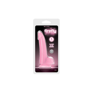 Firefly Smooth Glowing Dong 5" Pink