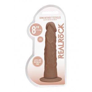 Realrock Dong Without Testicles 8" Tan