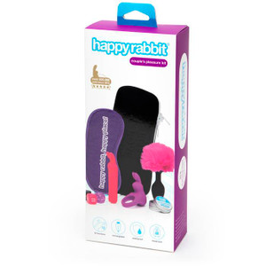 Happy Rabbit Couples Pleasure Kit 7 Piece Black