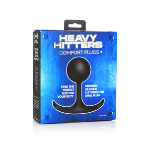 Heavy Hitters Comfort Plugs Premium Silicone 4.4'' Weighted Round Plug