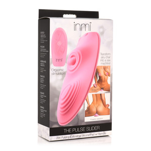 Inmi The Pulse Slider Pulsing & Vibrating Silicone Pad With Remote