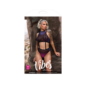 Stardust Halter Top & Suspender Bottoms M/L