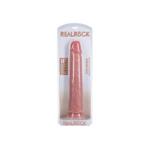 Realrock Extra Long Realistic Dildo No Balls 14" Flesh
