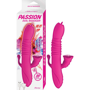 Passion Dual Massager Heat Up Pink