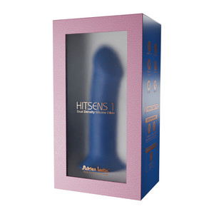 Adrien Lastic Hitsens 1 Dual Density Silicone Dildo Blue