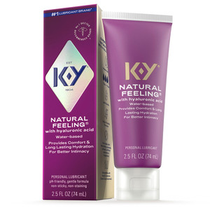 K-Y Natural Feeling With Hyaluronic Acid 2.5 oz.