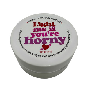 Naughty Notes Light Me If You're Horny Candle 1.7 oz.