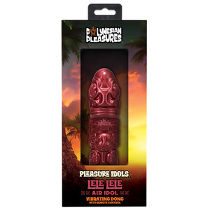 Pleasure Idols Lele Lele Air Idol Rechargeable With Remote Wood Bronze