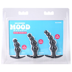 Mood Naughty Beaded Trainer Set Black