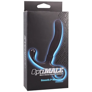 OptiMALE Smooth Silicone P-Massager Black
