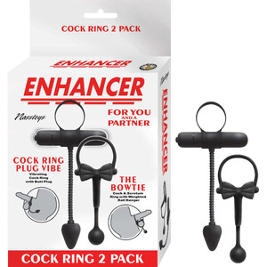Enhancer Cockring 2 Pack Black