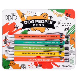 Dog People Pens 5-Pack
