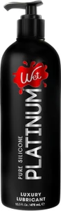 Wet Platinum Luxury Silicone Lubricant 16oz