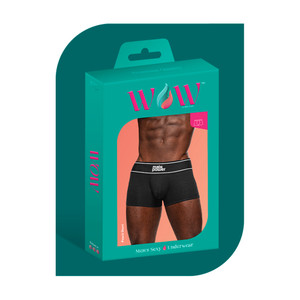 Wow Modal Rib Pouch Short Black Medium