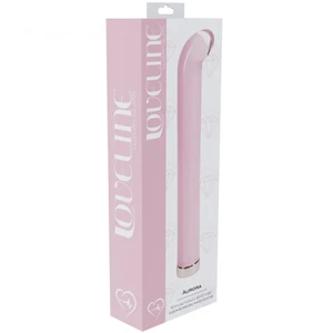 Loveline Aurora 6.3" G-Spot Glass Vibrator Pink