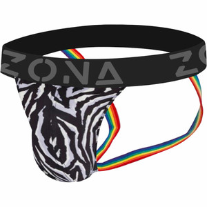 Zebra Pride Pulse Jockstrap X-Large