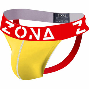 Yellow Rush Jockstrap Medium