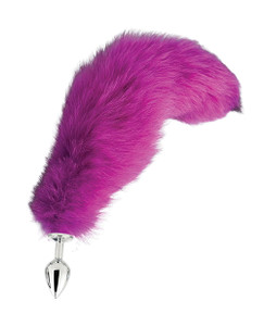 Fox Tail Medium Plug - Hot Pink