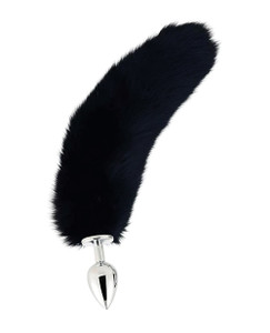 Fox Tail Large Plug - Black
