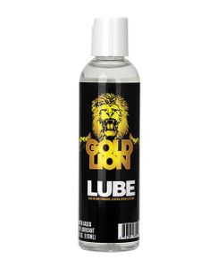 Gold Lion Water-Based Personal Lubricant - 4 oz Bottle