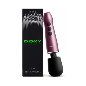 Doxy Go Travel-Sized Wand Massager Pink
