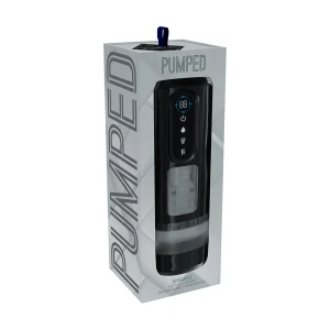 PUMPED Sensurge Automatic Rechargeable Heating Suction Masturbator Black