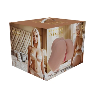Xkin Bodyforms Bree Knox Dual Entry Vibrating Masturbator Beige