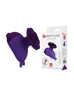 Pretty Love Dolphin Finger Vibe - Purple