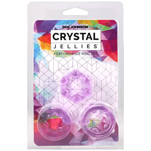 Crystal Jellies Performance Ring Set Purple