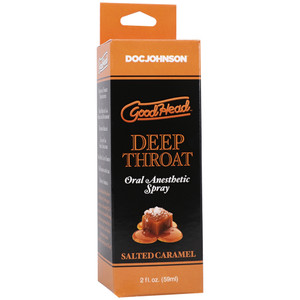 Goodhead Deep Throat Spray Salted Caramel 2 oz.