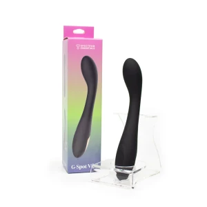 Spectrum Essentials Rechargeable Silicone G-Spot Vibrator Black