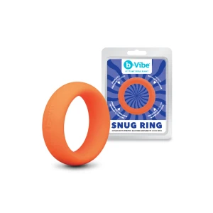 b-Vibe Snug Ring 40mm Snug Fit Silicone C-Ring Orange