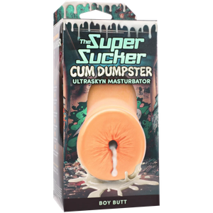 The Super Sucker - Cum Dumpster - Boy Butt Ultraskyn Masturbator Vanilla