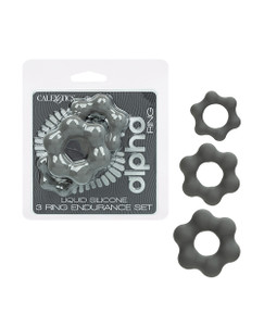 Alpha Liquid Silicone 3 Ring Endurance Set
