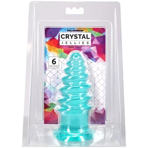 Crystal Jellies Anal Twist 6 Inch Teal
