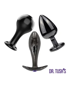 Dr. Tush's Bad Decisions Collection Anal Plug Set - Metal