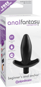 Pipedream Anal Fantasy Collection Beginners Anal Anchor Vibrator - Black