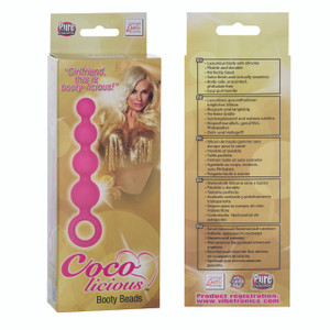 CalExotics Coco Licious Booty Anal Beads - Pink