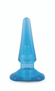 Blush Basic Anal Butt Plug - Blue