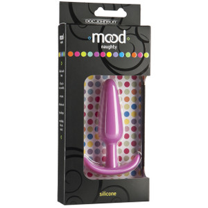 Doc Johnson Mood Naughty Butt Plug Medium - Pink