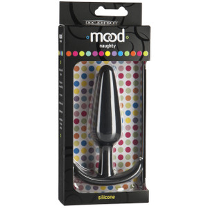 Doc Johnson Mood Naughty Butt Plug Large - Black