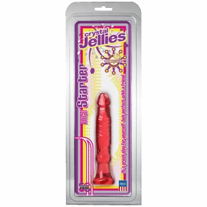 Doc Johnson Crystal Jellies 6" Anal Probe Starter Butt Plug Kit - Pink